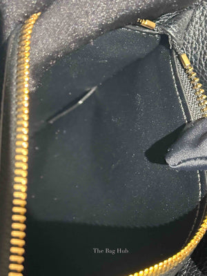 Celine Black Grained Leather Small 16 Top Handle Shoulder Bag