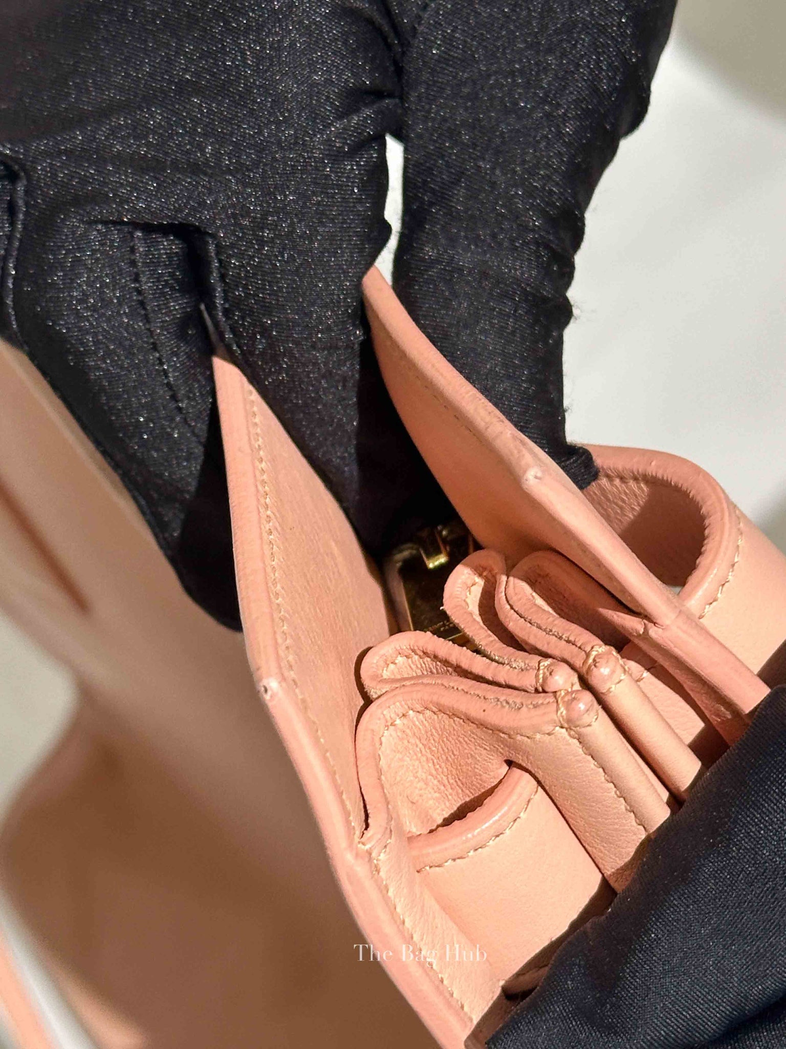 Saint Laurent Light Pink Leather Large Sac De Jour Bag