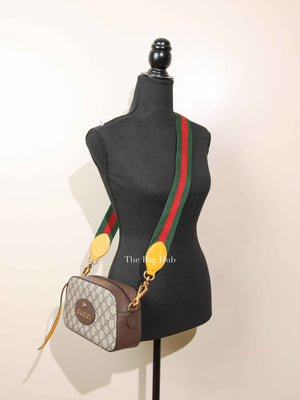 Gucci Beige New Acero Crop GG Supreme Monogram Web Neo Vintage Shoulder Bag