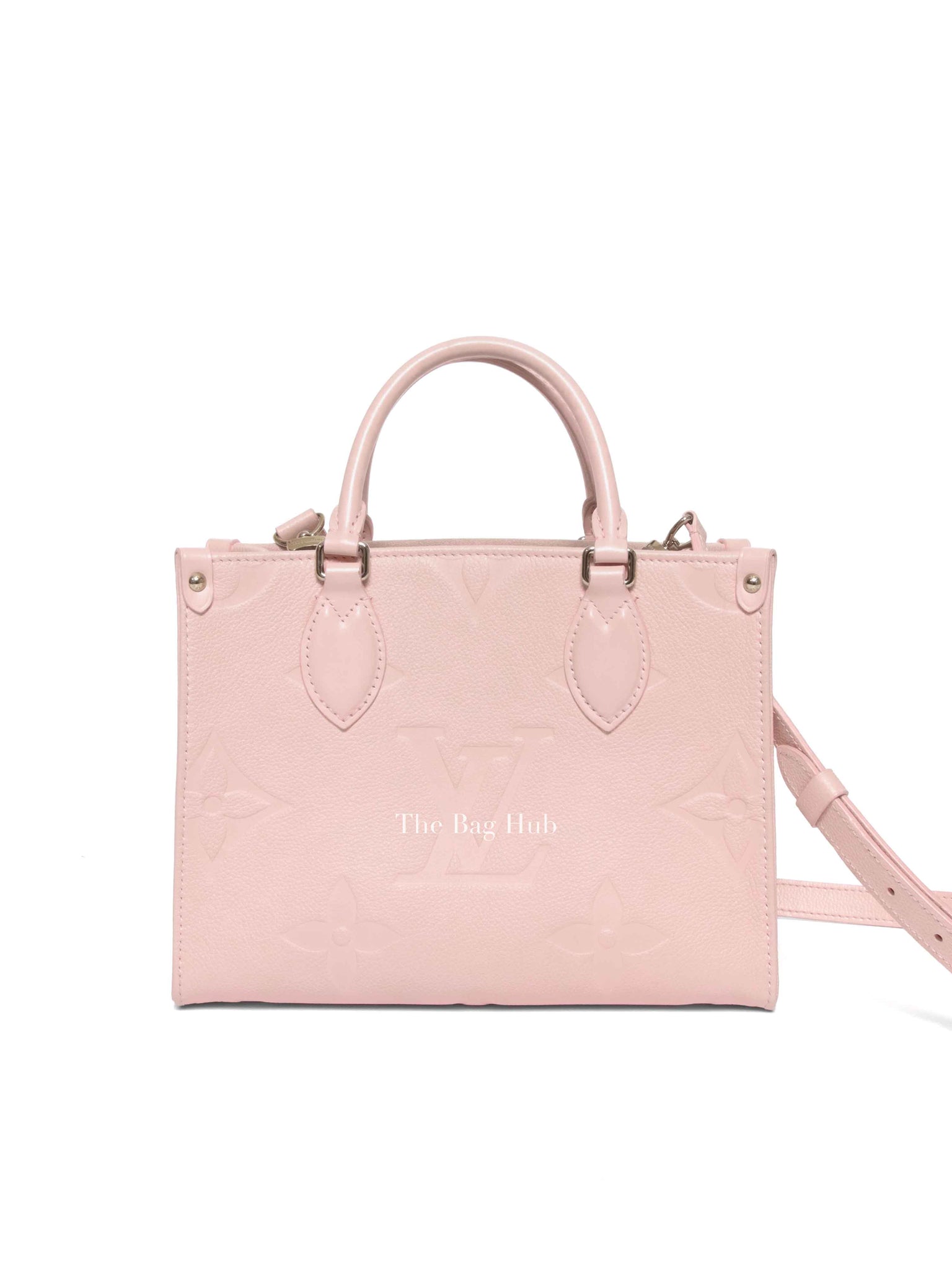 Louis Vuitton Pink Opale Monogram Empreinte Leather  OnTheGo PM Bag