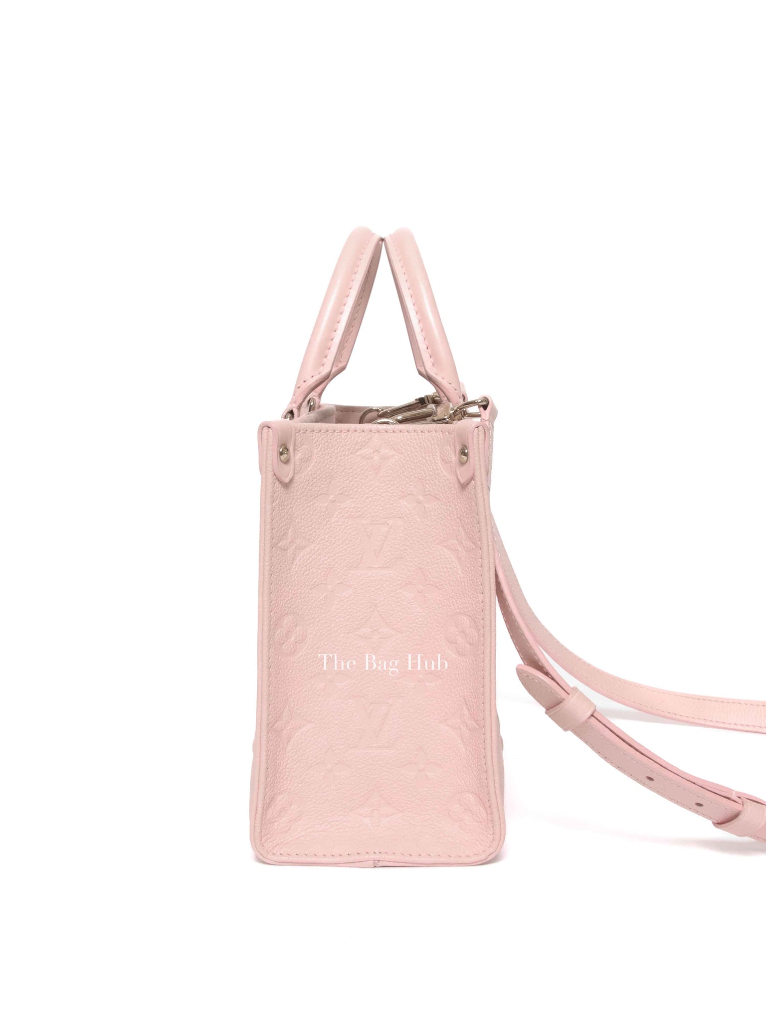 Louis Vuitton Pink Opale Monogram Empreinte Leather  OnTheGo PM Bag