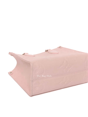 Louis Vuitton Pink Opale Monogram Empreinte Leather  OnTheGo PM Bag