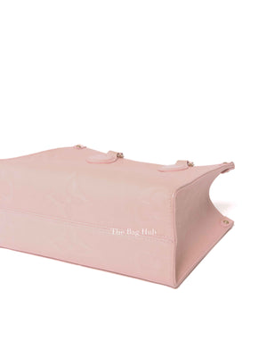 Louis Vuitton Pink Opale Monogram Empreinte Leather  OnTheGo PM Bag
