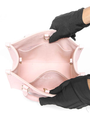 Louis Vuitton Pink Opale Monogram Empreinte Leather  OnTheGo PM Bag