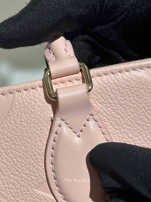 Louis Vuitton Pink Opale Monogram Empreinte Leather  OnTheGo PM Bag