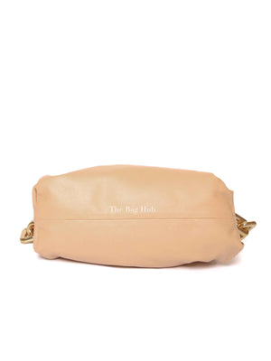 Bottega Veneta Almond Calfskin Chain Pouch Bag