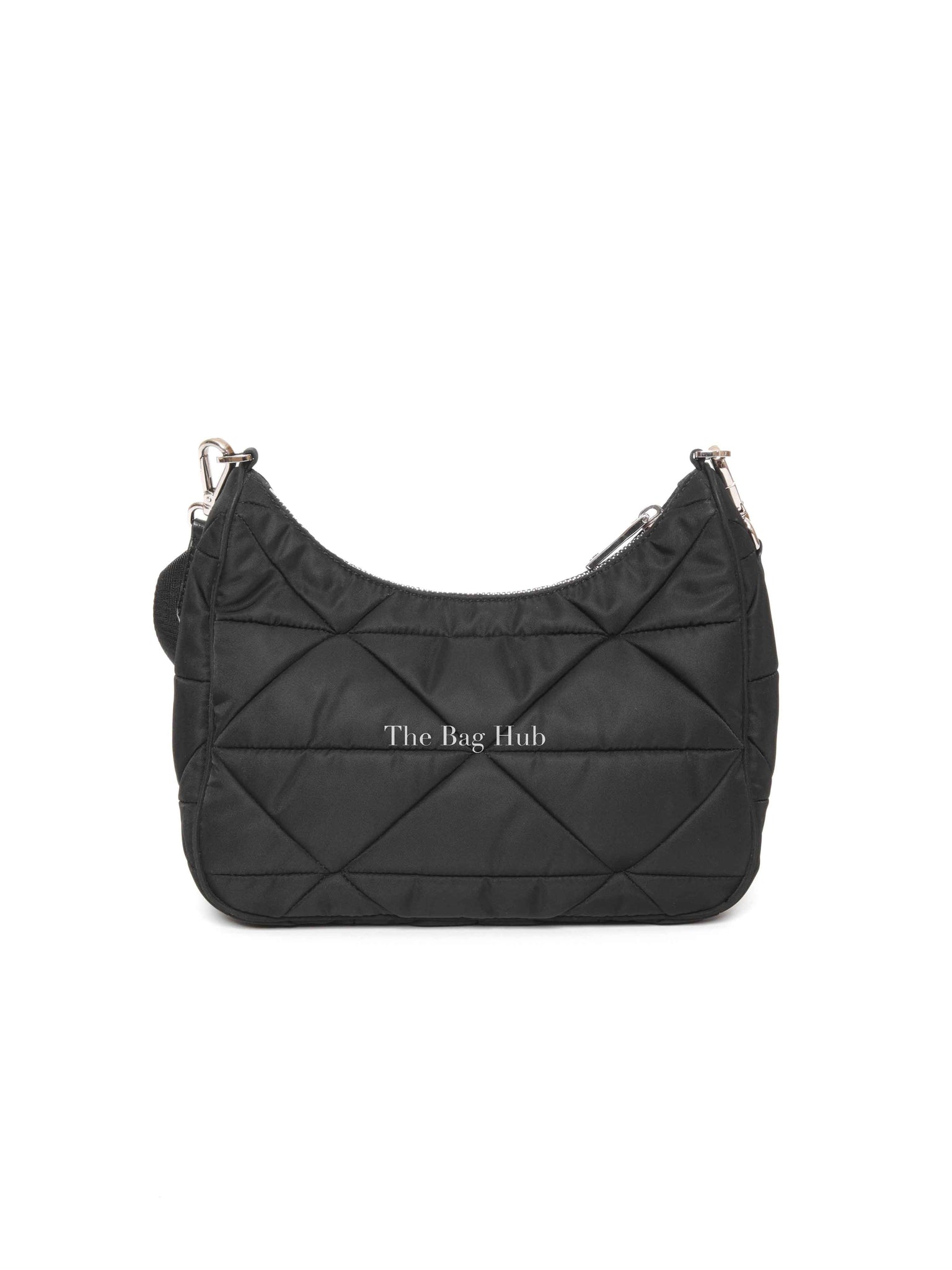 Prada Black Padded Re-Nylon Shoulder Bag