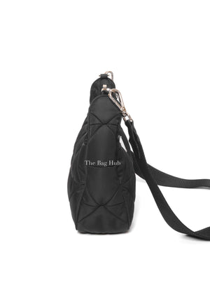 Prada Black Padded Re-Nylon Shoulder Bag