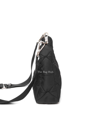 Prada Black Padded Re-Nylon Shoulder Bag
