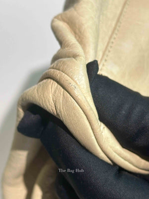 Balenciaga Naturale Lambskin Motocross Sunday Small Tote Bag
