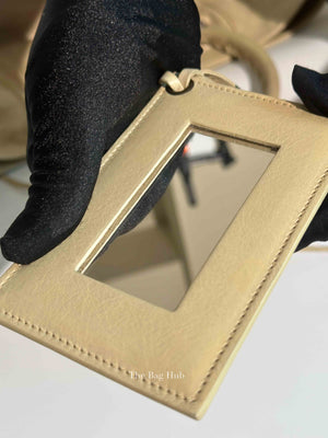 Balenciaga Naturale Lambskin Motocross Sunday Small Tote Bag