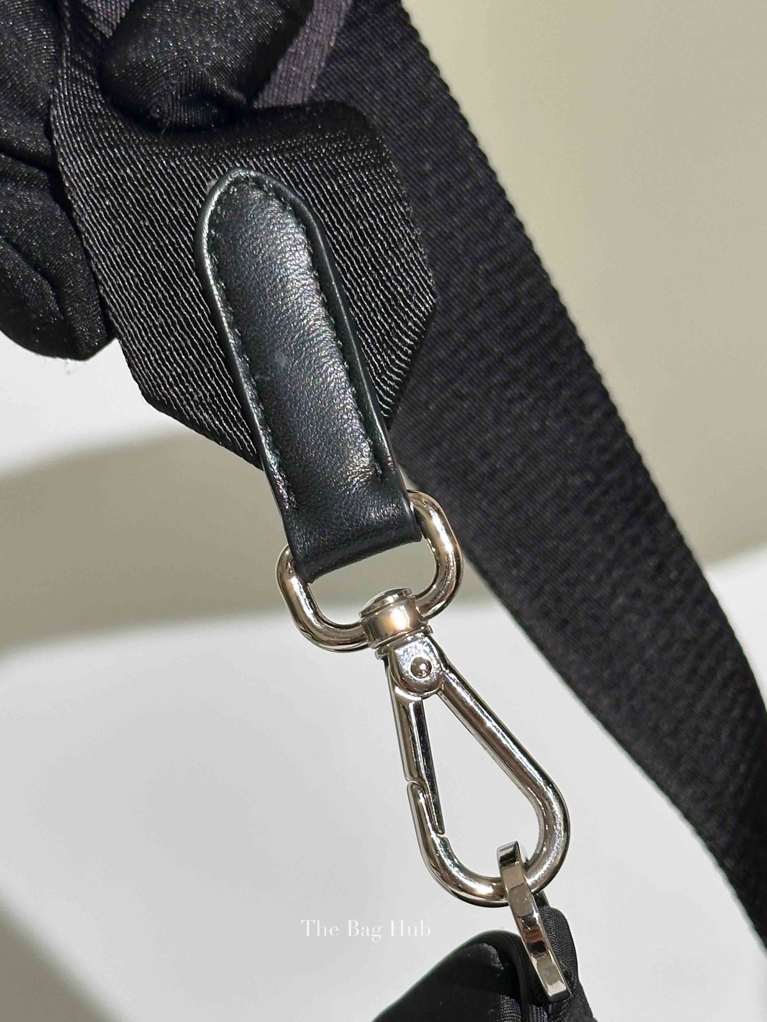 Prada Black Padded Re-Nylon Shoulder Bag