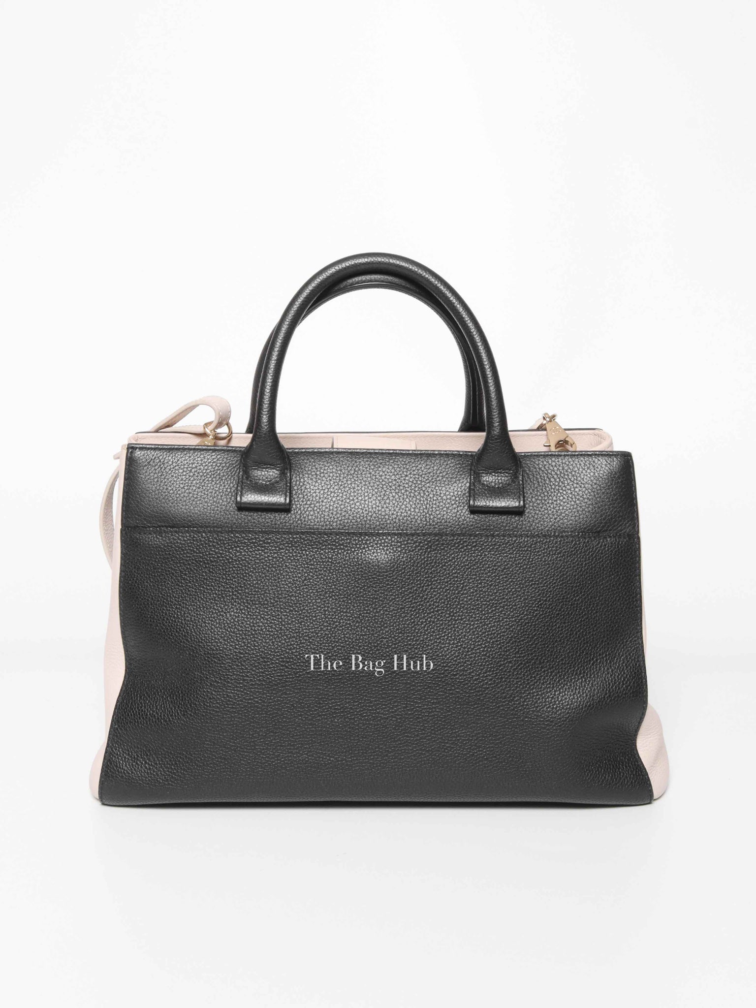 Chanel Two Tone Leather Large Neo Executive Shopper Small Tote GHW