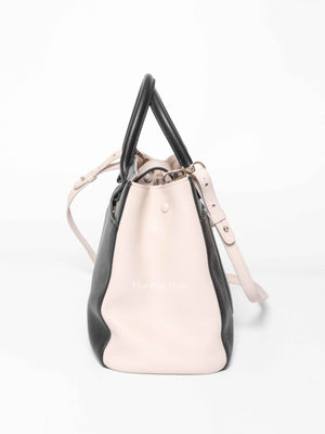 Chanel Two Tone Leather Large Neo Executive Shopper Small Tote GHW