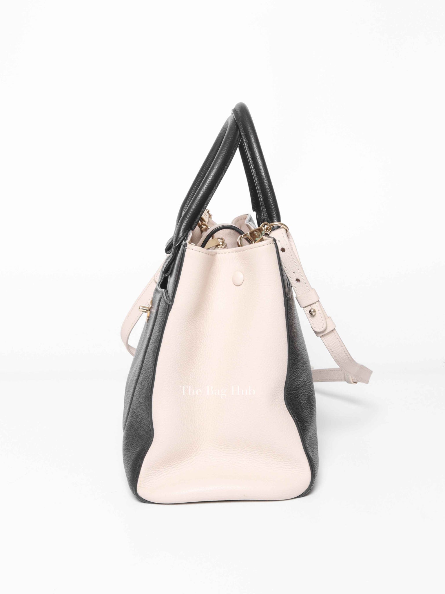 Chanel Two Tone Leather Large Neo Executive Shopper Small Tote GHW