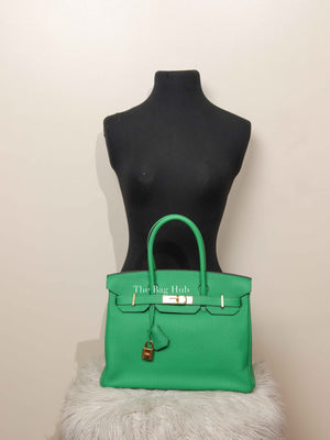 Hermes Bambou Togo Leather Birkin 30 GHW