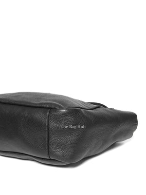 Saint Laurent Black Grained Leather Le 5 à 7 Bea Shoulder Bag