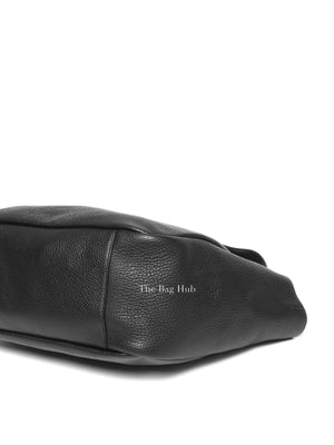 Saint Laurent Black Grained Leather Le 5 à 7 Bea Shoulder Bag