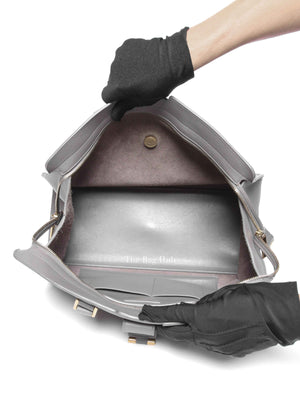 Saint Laurent Gray Leather Medium Y Chyc Cabas Bag