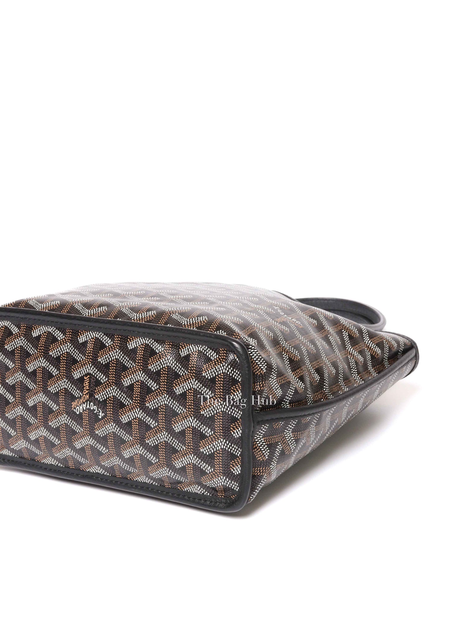 Goyard Black Mini Anjou Reversible Tote Bag