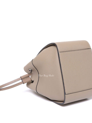 Loewe Sand Grained Leather Mini Hammock Drawstring Bag