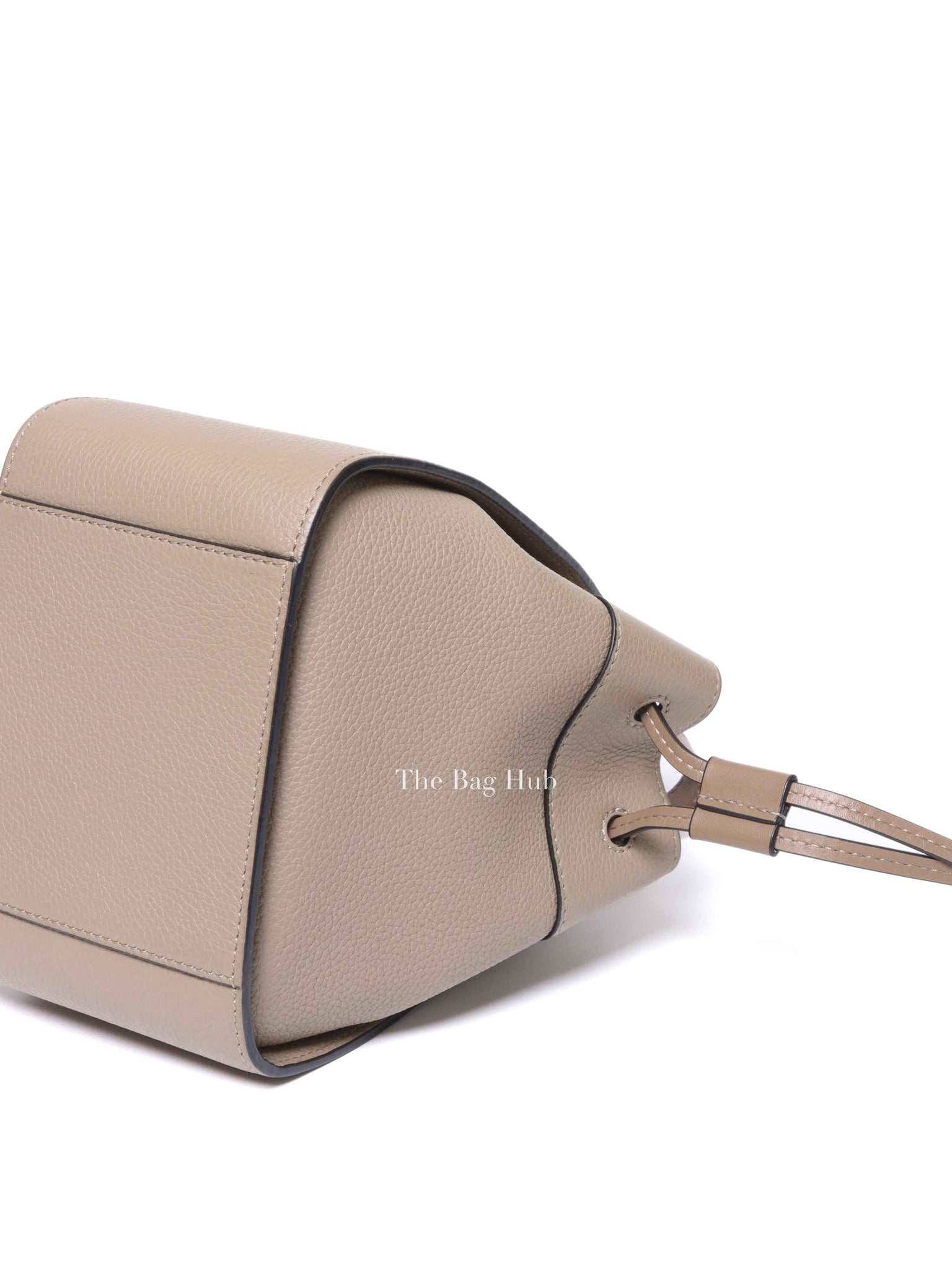 Loewe Sand Grained Leather Mini Hammock Drawstring Bag