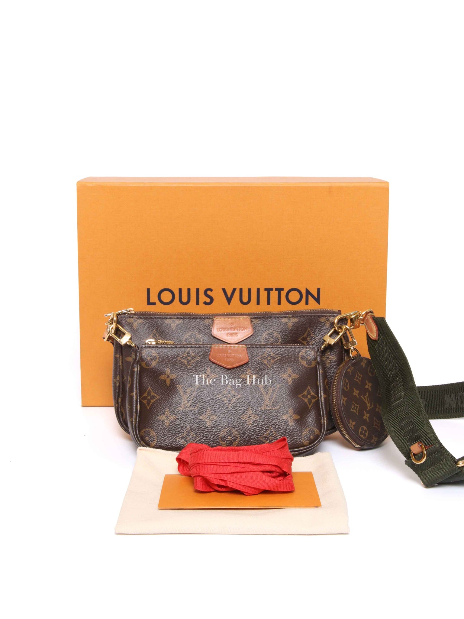 Louis Vuitton Khaki Monogram Canvas Multi Pochette Accessoires