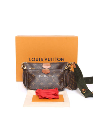 Louis Vuitton Khaki Monogram Canvas Multi Pochette Accessoires