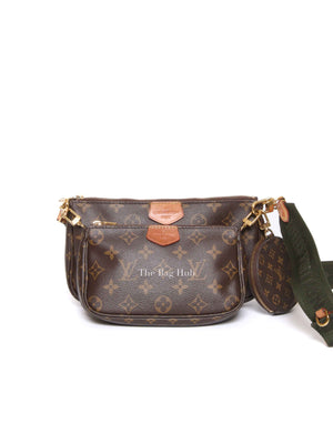 Louis Vuitton Khaki Monogram Canvas Multi Pochette Accessoires