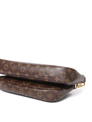 Louis Vuitton Khaki Monogram Canvas Multi Pochette Accessoires