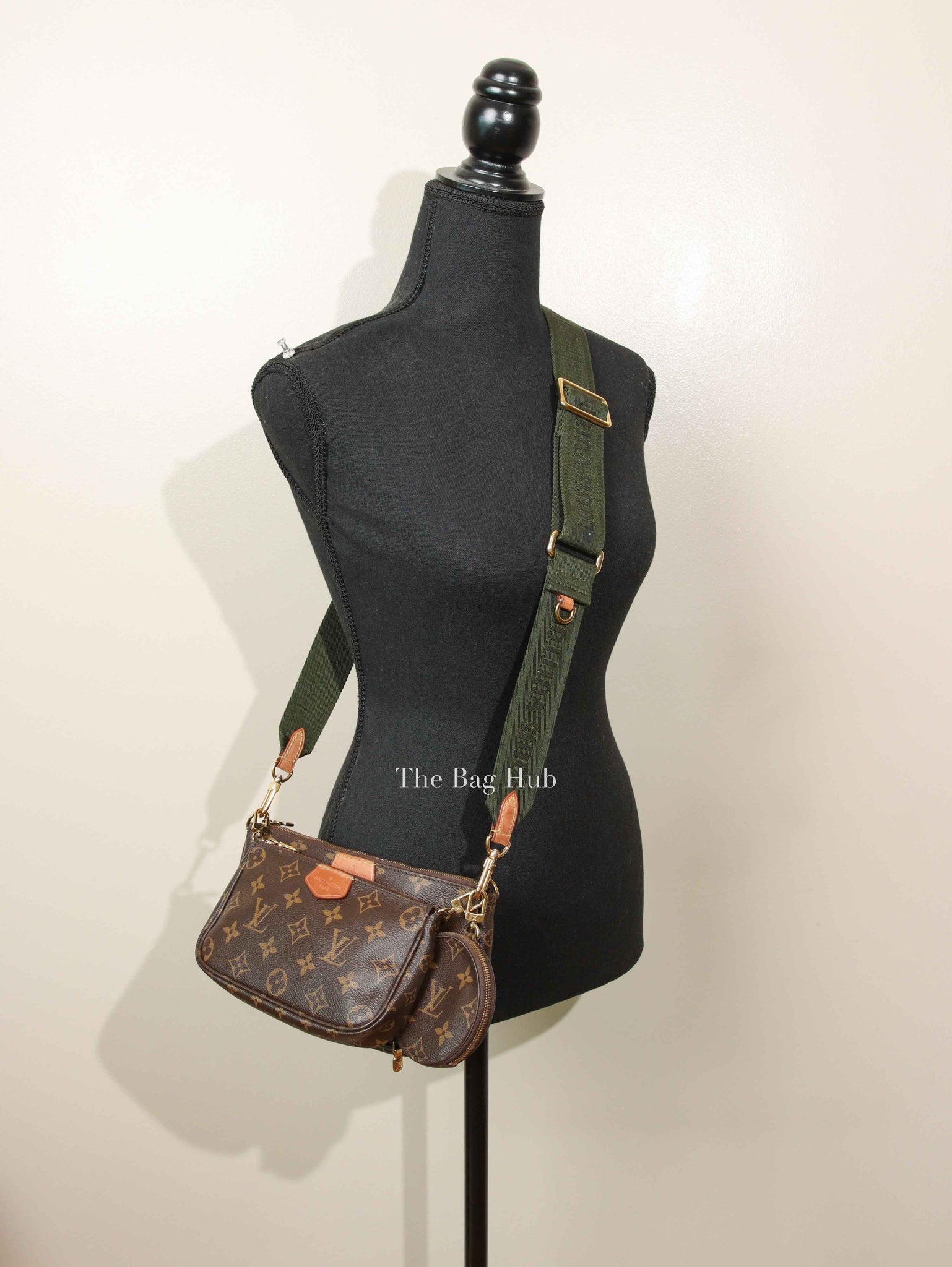 Louis Vuitton Khaki Monogram Canvas Multi Pochette Accessoires
