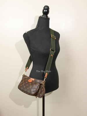 Louis Vuitton Khaki Monogram Canvas Multi Pochette Accessoires