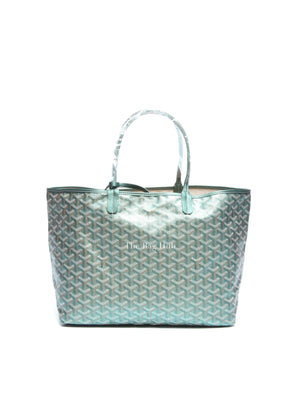 Goyard Pearly Green Goyardine Canvas St. Louis PM Bag