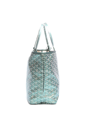 Goyard Pearly Green Goyardine Canvas St. Louis PM Bag