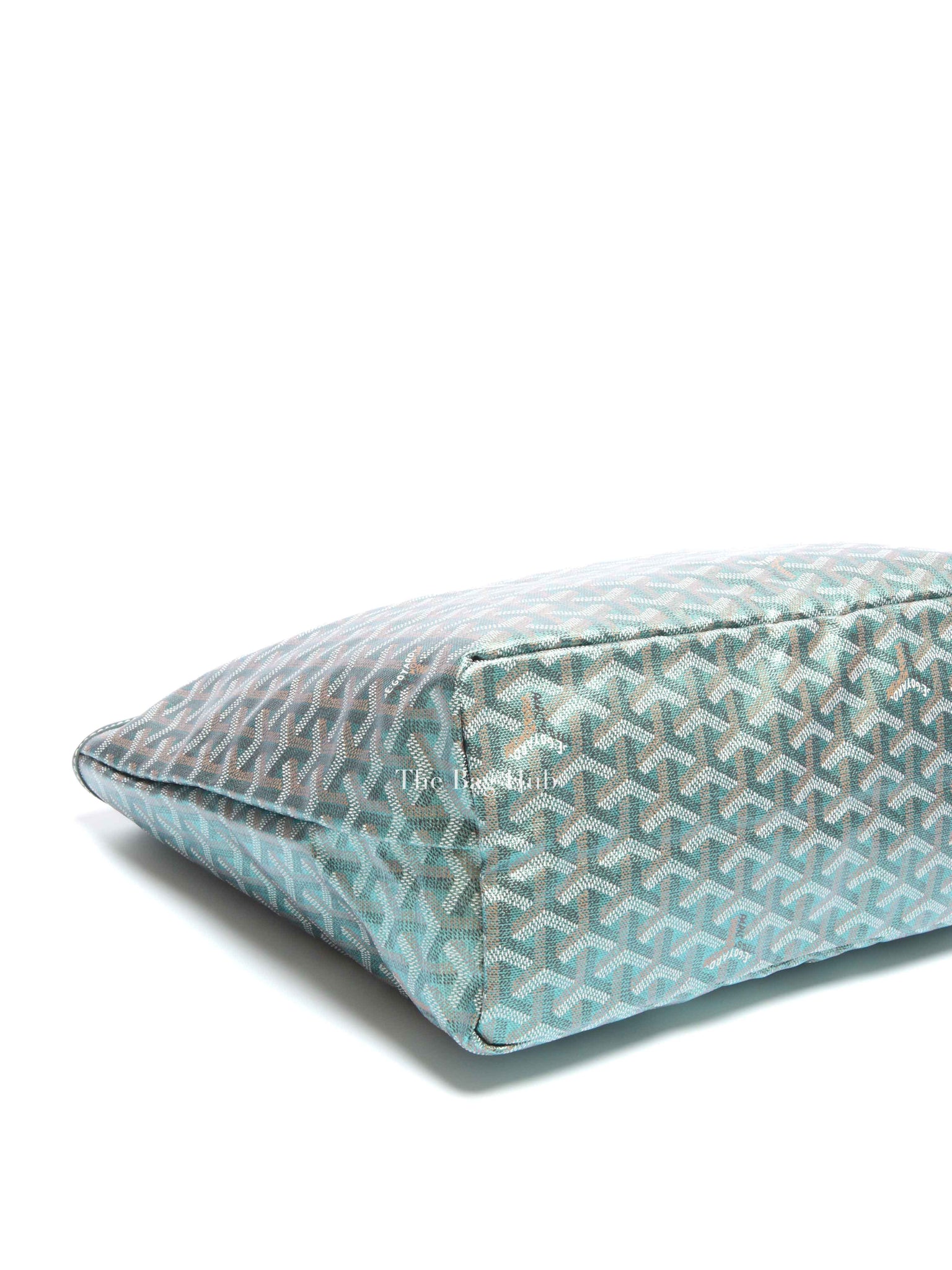 Goyard Pearly Green Goyardine Canvas St. Louis PM Bag