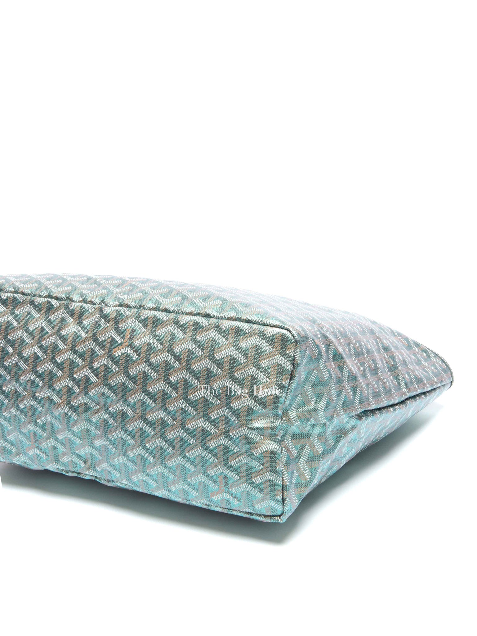 Goyard Pearly Green Goyardine Canvas St. Louis PM Bag