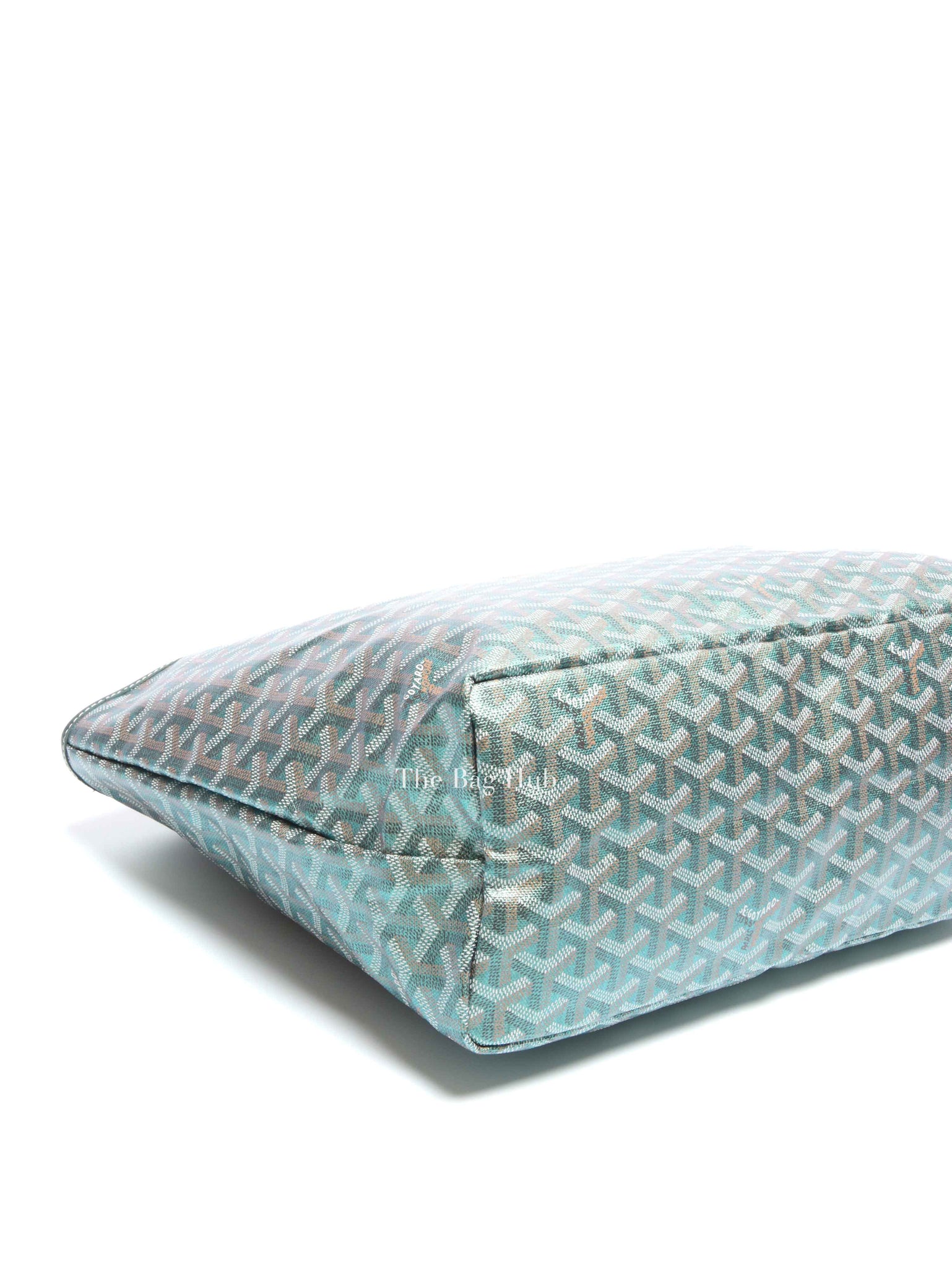 Goyard Pearly Green Goyardine Canvas St. Louis PM Bag