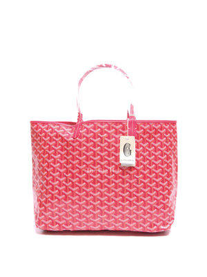 Goyard Fuchsia/Floral Canvas St. Louis Limited Edition PM Tote Bag