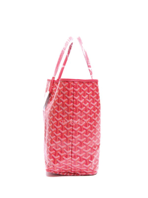Goyard Fuchsia/Floral Canvas St. Louis Limited Edition PM Tote Bag