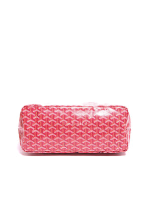 Goyard Fuchsia/Floral Canvas St. Louis Limited Edition PM Tote Bag