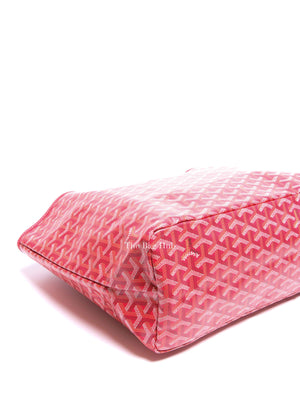 Goyard Fuchsia/Floral Canvas St. Louis Limited Edition PM Tote Bag