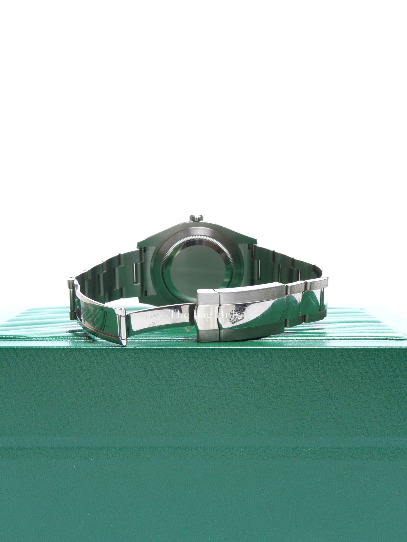Rolex Stainless Steel Rhodium Dial Diamond Hour Marker Datejust II 41mm Watch