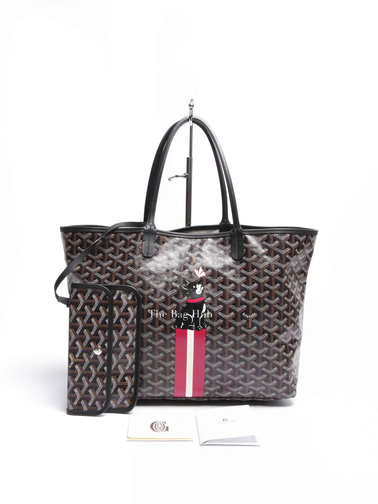 Goyard Black Hulot Junior Butterfly Saint Louis PM Tote Bag