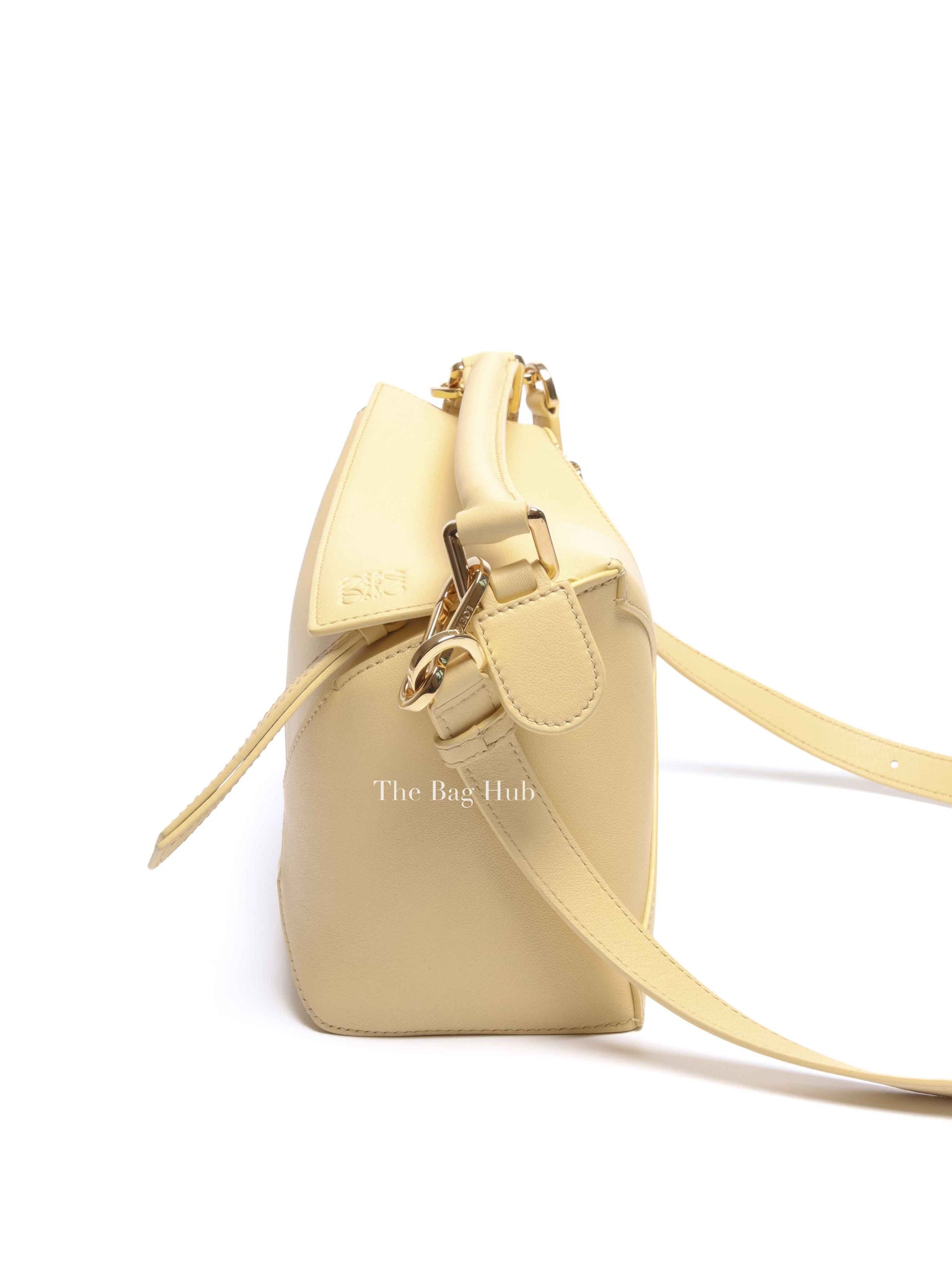 Loewe Vanilla Classic Calfskin Small Puzzle Edge Bag