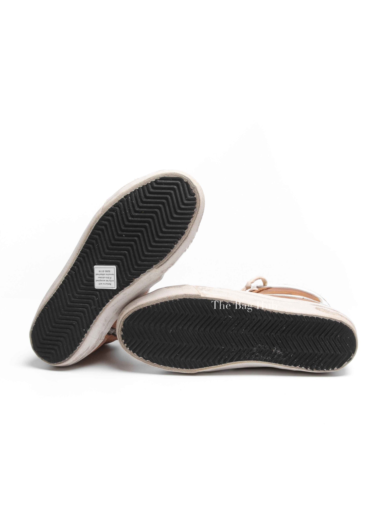 Golden Goose Brown Leather Limited Edition Slide Sneakers Women's Size 38