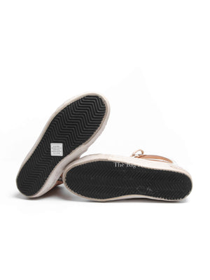 Golden Goose Brown Leather Limited Edition Slide Sneakers Women's Size 38