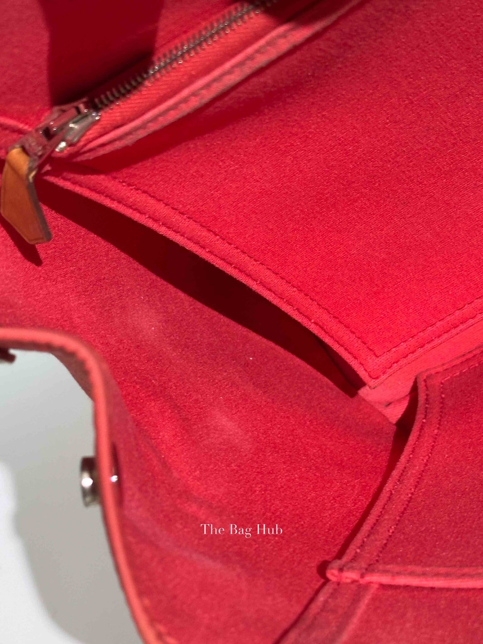 Hermes Coral Pink Canvas Cabag PM Tote Bag