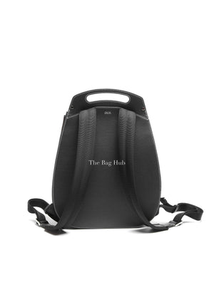 Dior Black Grained Calfskin Gallop Backpack