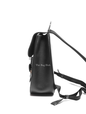 Dior Black Grained Calfskin Gallop Backpack