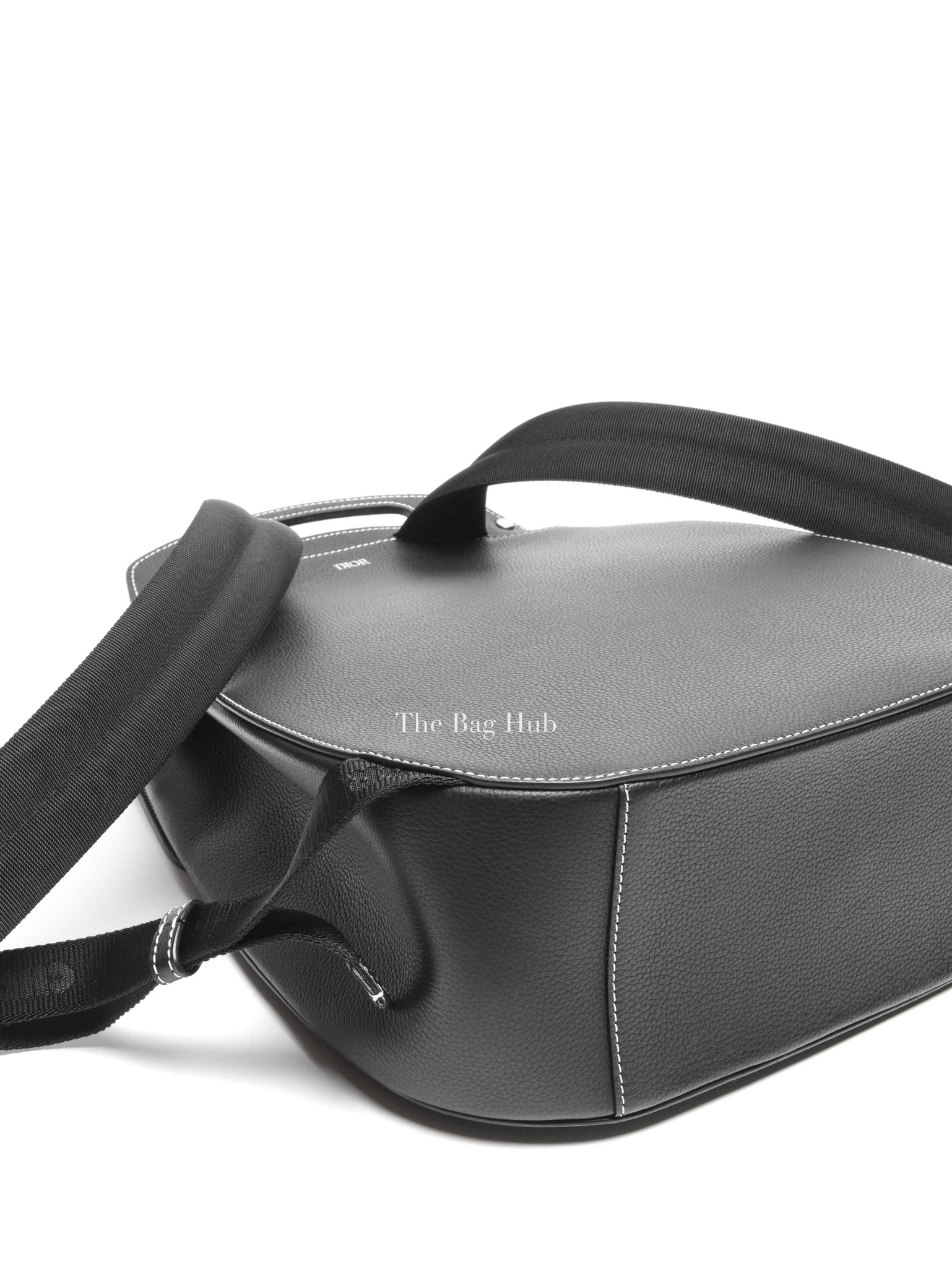 Dior Black Grained Calfskin Gallop Backpack